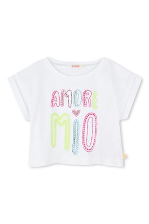 T-shirt in cotone bianco BILLIEBLUSH KIDS | U2094110P